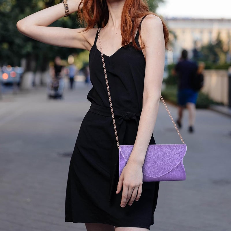 PACETAP Clutch Purses for Women, Handbags with Chain for Women Formal, Evening Bag for Wedding Party Cocktail Prom Dinner - Image 5